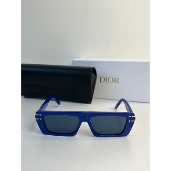 NEW Dior Signature S2U Sunglasses in Blue - Picture 6 of 8